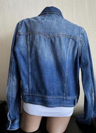 Джинсовий піджак,  джинсовка жакет куртка р402 фото