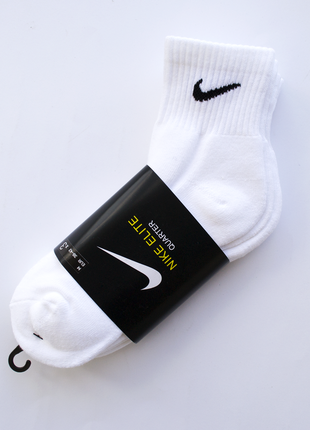 Шкарпетки nike elite quarter dri-fit носки