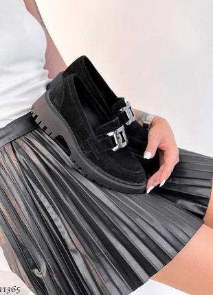 Туфлі=arto=,замшеві жіночі туфлі, зручні туфлі замшеві ,чорні жіночі туфлі зручні ,туфлі осінні 20222 фото