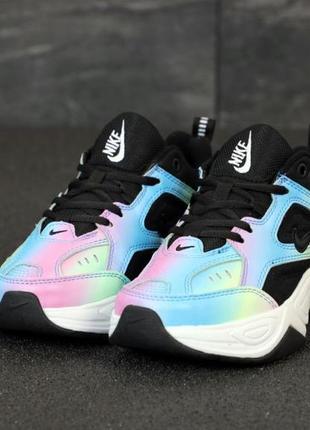 Жіночі кросівки nike m2k tekno black rainbow

женские кроссовки найк2 фото