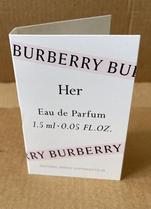 Burberry her burberry edp 1,5ml1 фото