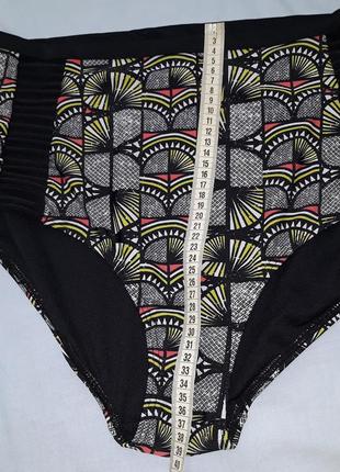 Низ от купальника женские плавки размер 50-52 / 18 черный бикини высокие прорези2 фото