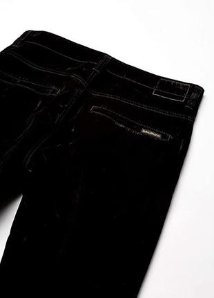 Брюки джинсы nudie jeans slim adam black denim velvet чеоные 33/327 фото