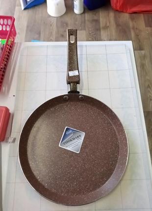 Сковородка млинцева cookmark 22 см під мармур