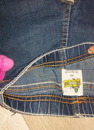 Костюм на девочку, комплект джинсы и реглан, кофточка 80-86-92 см4 фото