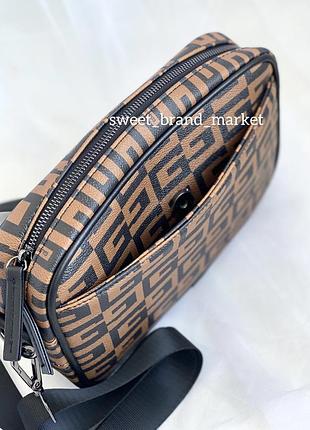 Мужская сумка guess / желтая сумка пакет и брючин в комплекте