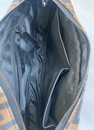 Мужская сумка guess / желтая сумка пакет и брючин в комплекте