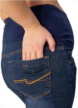 👑vip👑 джинси для вагітних джинси з високим поясом для вагітних4 фото
