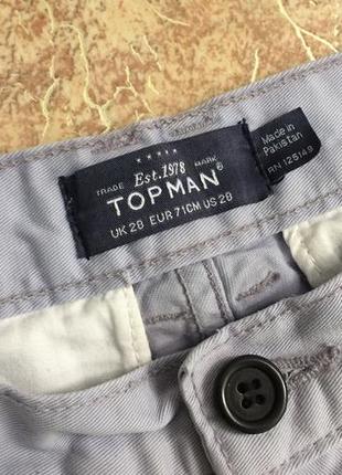 Стильні шорти, бриджі chino чиносы 28 розмір topman3 фото