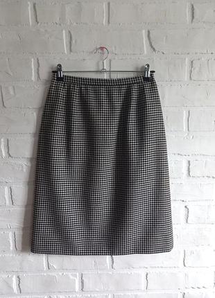 Винтажная шерстяная юбка nina ricci
