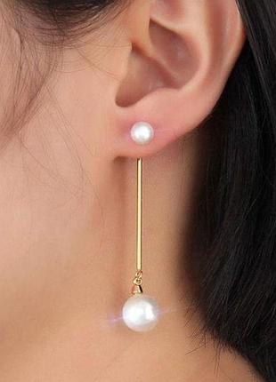 Серьги трансформеры. можно носить с цепочкой и без