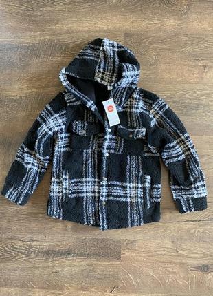 Сорочка куртка меховушка з капюшоном