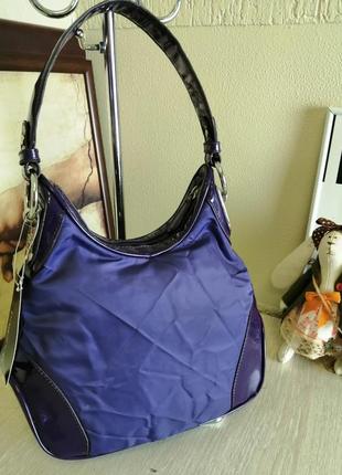 Стильная сумочка на плечо. фиолетовая сумка. сумка женская.4 фото