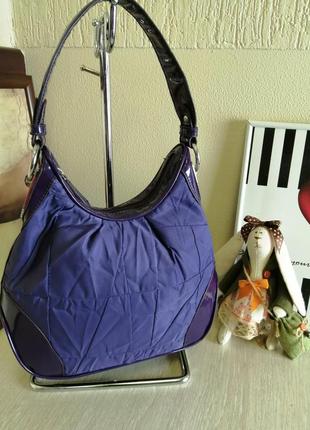 Стильная сумочка на плечо. фиолетовая сумка. сумка женская.6 фото