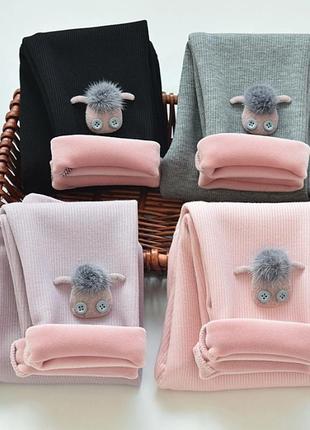 Теплі лосіни для дівчинки 2