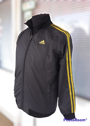 Вітровка чоловіча спорт чорна adidas