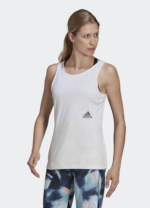 Топ для фітнеса adidas aeroready you for you rib1 фото