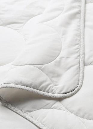 Ковдра для ліжечка, біла\сіра, 110×125 см.