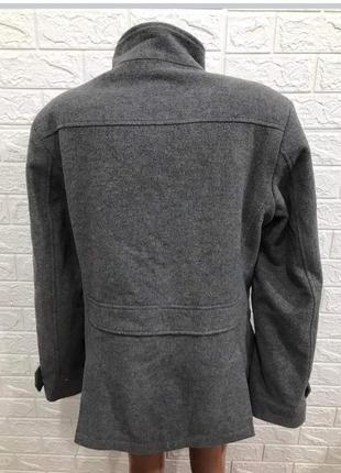 Распродажа в связи с переездом!!! мужское брендовое деми шерстяное пальто 48р в идеале.2 фото