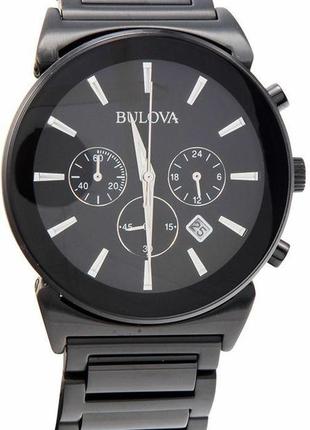 Стильные мужские оригинальные брендовые часы bulova classic chronograph 98b215 булова оригинал4 фото