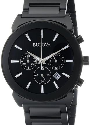 Стильные мужские оригинальные брендовые часы bulova classic chronograph 98b215 булова оригинал3 фото