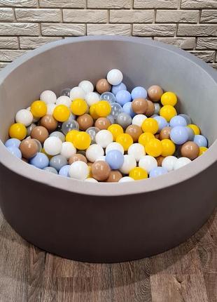Сухий басейн з кульками 150 шт для дітей2 фото