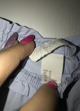 Котонова блуза h&m р 12 але підходить і на 162 фото