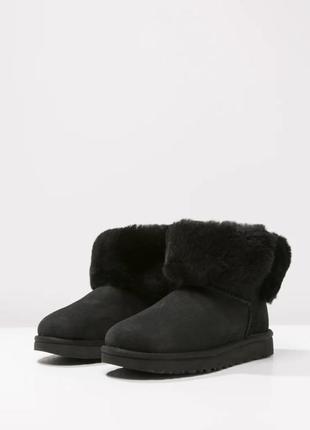 Угги женские ugg bailey button ii с пуговицей черные. ugg australia . 1016226 blk3 фото