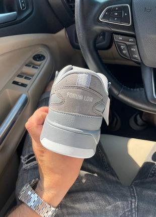 Adidas forum mid grey, кроссовки адидас мужские серые, кросівки адідас форум, чоловічі кросівки адідас сірі4 фото