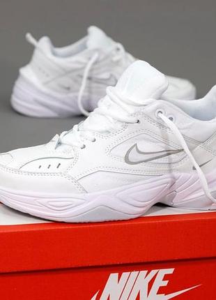 Женские кожаные кроссовки nike м2к#найк