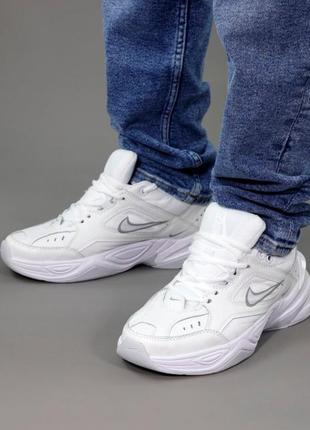 Женские кожаные кроссовки nike м2к#найк2 фото