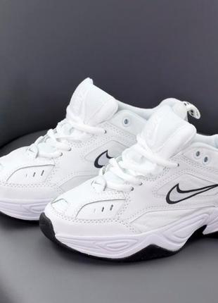 Мужские кожаные кроссовки nike м2к#найк