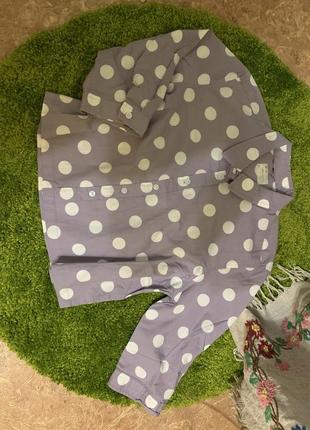 Рубашка-кропп лавандова