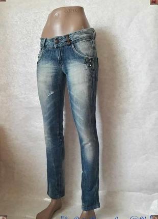 Качественные фирменные denim co оригинальные фирменные джинсы узкачи, размер 254 фото