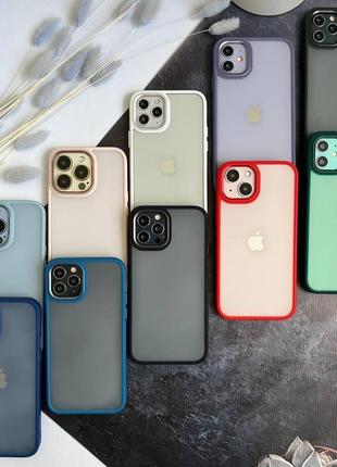 Матовый чехол для iphone matte new crystal case