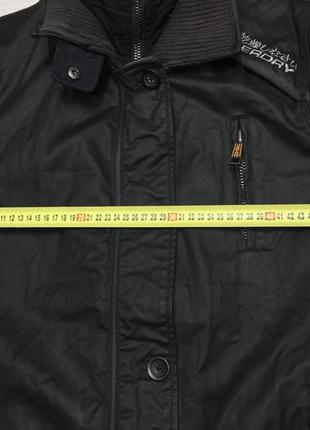 Высококачественная брендовая вощёная куртка штормовка дождевик с капюшоном7 фото