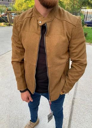 Мужская куртка коричневая чооовіча куртка коричнева