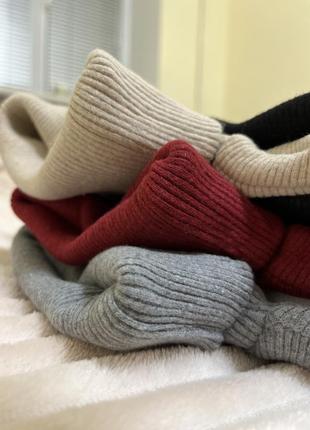 Гольф / водолазка в рубчик