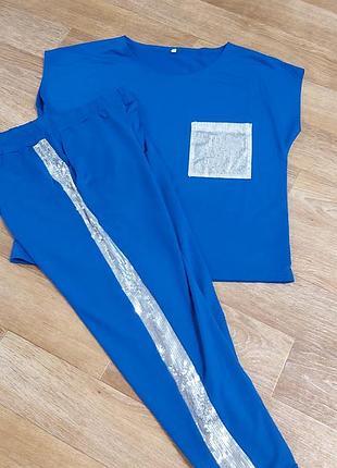 Шикарный спортивный костюм батал большой размер