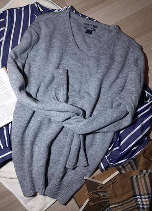 Пуловер 💯% шерсть hema (l-xl)
