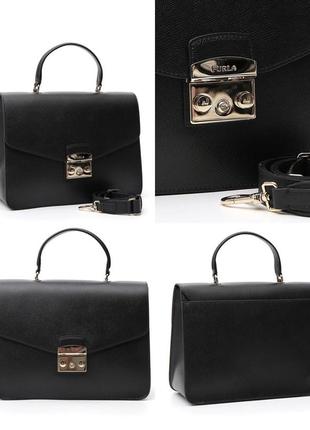 Сумка furla metropolis top handle onyx2 фото