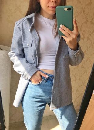 Сорочка шерсть на поясі guseva wear