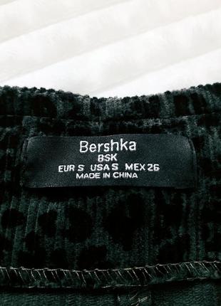 Вельветовий сарафан bershka з накладними кишенями3 фото