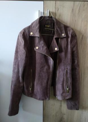 Стильная куртка/косуха из натуральной кожи