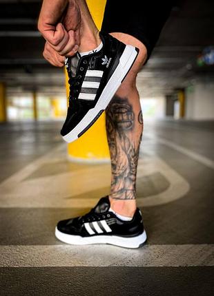 Кросівки чоловічі adidas forum low white black/кроссовки мужские адидас форум