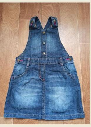 Сарафан джинсовый на девочку george  на 3-4 года