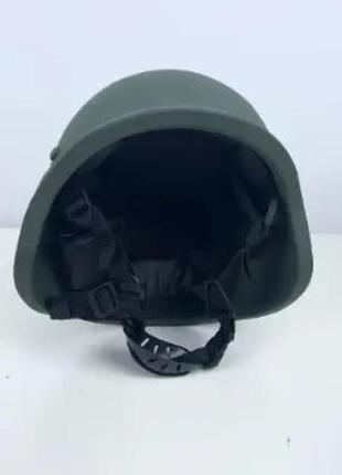 Кевларова каска з вухами та рейками 3а клас тактичний військовий шолом чорний original