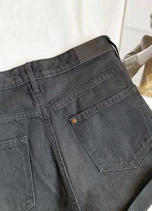 Шорти, шортики, джинсові, чорні, h&m 4