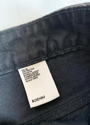Шорти, шортики, джинсові, чорні, h&m 6