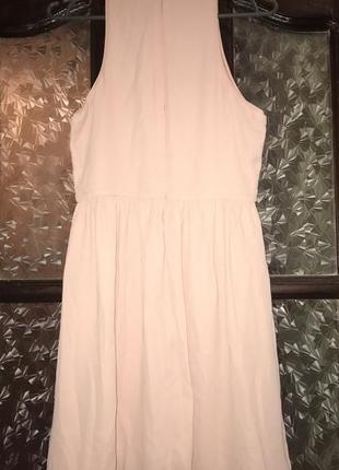 Нежное розовое платье в пайетках выпускной3 фото